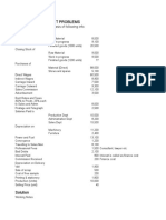 Cost Sheet Problems: Prepare Cost Sheet On The Basis of Following Info