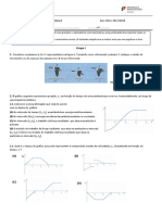 Teste de Avaliação Nº 1 de Física e Química A 11º Ano