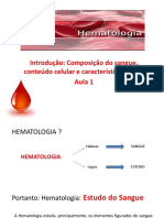 Aula 1 - Introdução À Hematologia