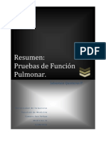 Pruebas de Función Pulmonar