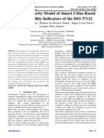 SMM: A Maturity Model of Smart Cities Based On Sustainability Indicators of The ISO 37122