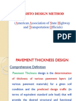 Aashto Design Method: (Merican Ssociation of Tate Ighway and Ransportation Fficials)