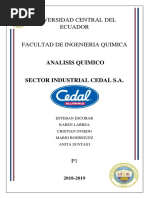 Sector Industrial CEDAL S.A.