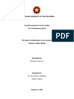 The Impact of Globalization To The Academic Calendar in Metro Manila