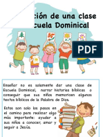 Elaboracion de Una Clase de Escuela Dominical