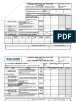 Standard Inspection and Test Plan ITP No: 610 Power and Control Cable Installation