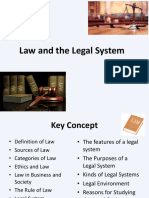 Law and Legal System