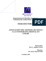 Tesis Doctoral Aplicación Del Sistema de Zonas A La Fotografía Digital en Color