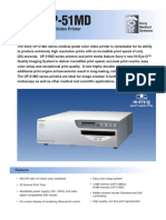 Sony UP51MD Spec Sheet