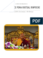 A Biography of Pema Rigtsal Rinpoche