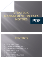 Strategic Management On Tata Motors