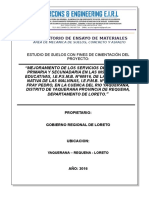 Informe Estudio de Suelos