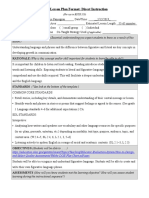 MSP Lesson Plan Format: Direct Instruction