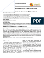 Nanotechnology Phenomena in The Light of The Solar Energy