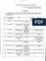 Delhi Judges Transfer List