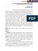 Desarrollo Del Pensamiento Histórico A Través de Estrategias Narrativas para La Formación de Identidad en Niños de Básica Primaria. Brady Luz García Vargas. Institución Educativa Tibabuyes (Bogotá) .