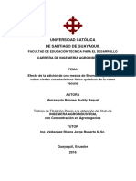 (TESIS) Efecto de La Adición de Una Mezcla de Bromelina y Papaína Sobre Ciertas Características Físicoquímicas de La Carne Vacuna