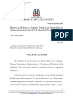 Jurisprudencia dominicana de Dimisión.- Causa.- Inscripción Del Trabajador en El Sistema Dominicano de La Seguridad Social Con Un Salario Inferior Al Que Realmente Reclamaba, Por Lo Cual Se Concretizó La Falta Grave y La Justa Causa.