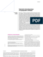 Exploration Hémodynamique Et Angiographie Cardiaque