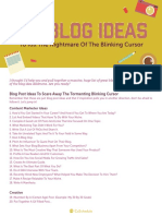 150 Bonus Blog Ideas