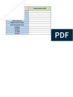 Behavioral Interview Fit Matrix