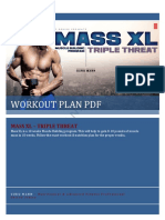 Mass XL Workout Plan by Guru Mann PDF