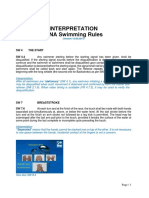 Interpretation FINA Swimming Rules: SW4 The Start SW 4.4