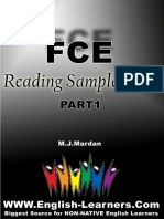 FCE Reading Sample Tests