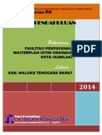 Laporan Pendahuluan Masterplan Sistim Drainase Kota Saumlaki PDF