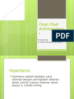 Obat-Obat Antihipertens I: Pembimbing: Dr. Meldy Muzalda Elfa, SP - PD