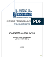 Seguridad y Tecnología Alimentaria