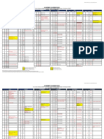 Academic Calendar 2019: June MAY January February March April