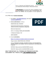 Alegaciones Cazador Armas