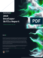 HackerRank 2019 2018 Developer Skills Report