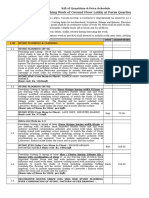 Bill of Quantities & Price Schedule - Lobby Interiors