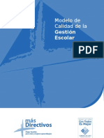 Modelo de Calidad Del Gestión Escolar