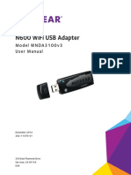 N600 Wifi Usb Adapter: Model Wnda3100V3 User Manual