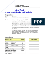 HKV Aarau Fce Sample Entry Test