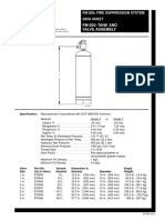 FM-200 Tank and Valve Assembly: FM-200 Fire Suppression System Data Sheet