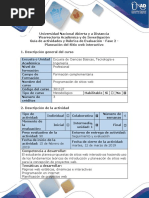 Guia de Actividades y Rúbrica de Evaluación - Fase 2 - Planeación Del Sitio Web Interactivo