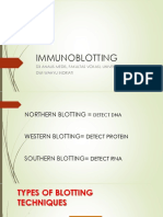 Immunoblotting: D3 Analis Medis, Fakultas Vokasi, Universitas Airlangga Dwi Wahyu Indriati