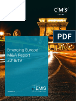 CMS & EMIS Emerging Europe M&a Report 2018-19