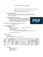 Semi-Delailed Lesson Plan in Cause and Effect Final