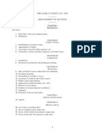 The Family Courts Act, 1984 - Arrangement of Sections