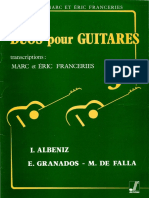 Duos Pour Guitares - Albeniz Granados de Falla Arr Marc Et Eric Franceries 1st Guitar PDF