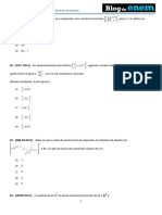 Álgebra Binômio de Newton PDF