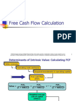 Free Cash Flow Calculation