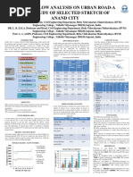 Traffic Flow Analysis On Urban Road-A Case Study of Selected Stretch of Anand City