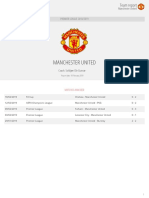 Manchester United: PREMIER LEAGUE 2018/2019