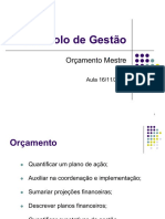 1 - Orçamento Mestre